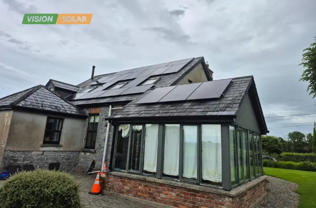 size of a solar panel in ireland
